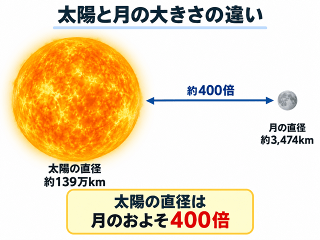 月 太陽 大きさ 偶然