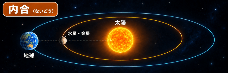 内合 外合
