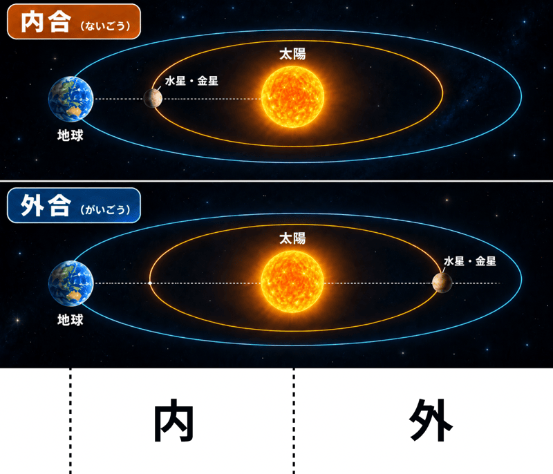 内合 外合