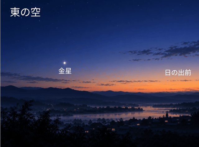 明けの明星 宵の明星 違い